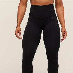 Gymshark Activate Seamless Leggings - Black Size Women's Medium Workout Wear Gym